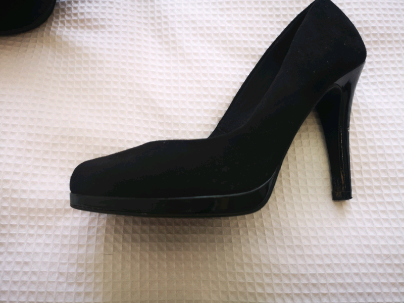 marks and spencer black heels
